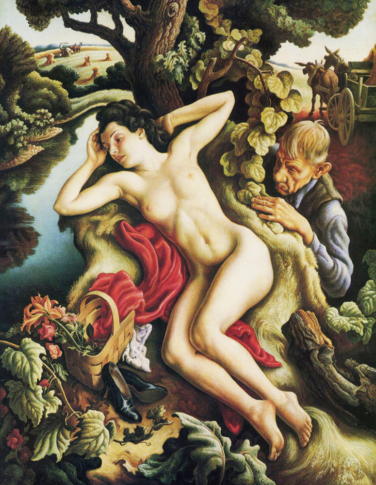 Mother Nudist Voyeur - Persephone [Thomas Hart Benton] | Sartle - Rogue Art History
