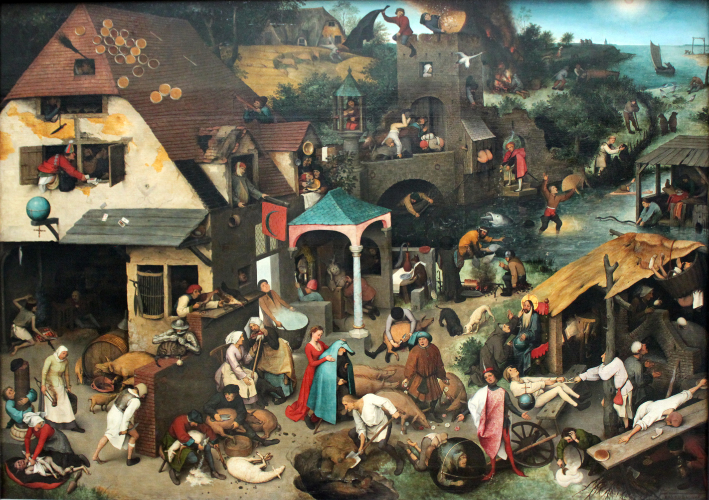 Netherlandish Proverbs Pieter Bruegel the Elder | Sartle ...