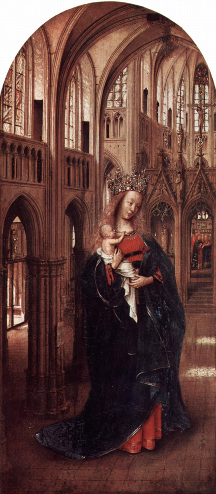 Madonna in the Church [Jan van Eyck] | Sartle - See Art Differently