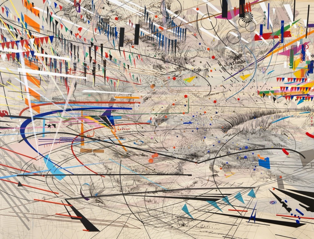 Stadia I [Julie Mehretu] Sartle Rogue Art History