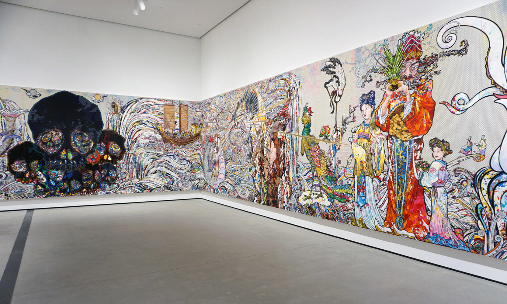 Exhibit Review  Takashi Murakami- Stepping on the Tail of a