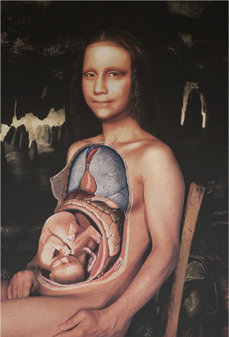 Monna Lisa in Pregnancy [Yasumasa Morimura] | Sartle - Rogue Art History