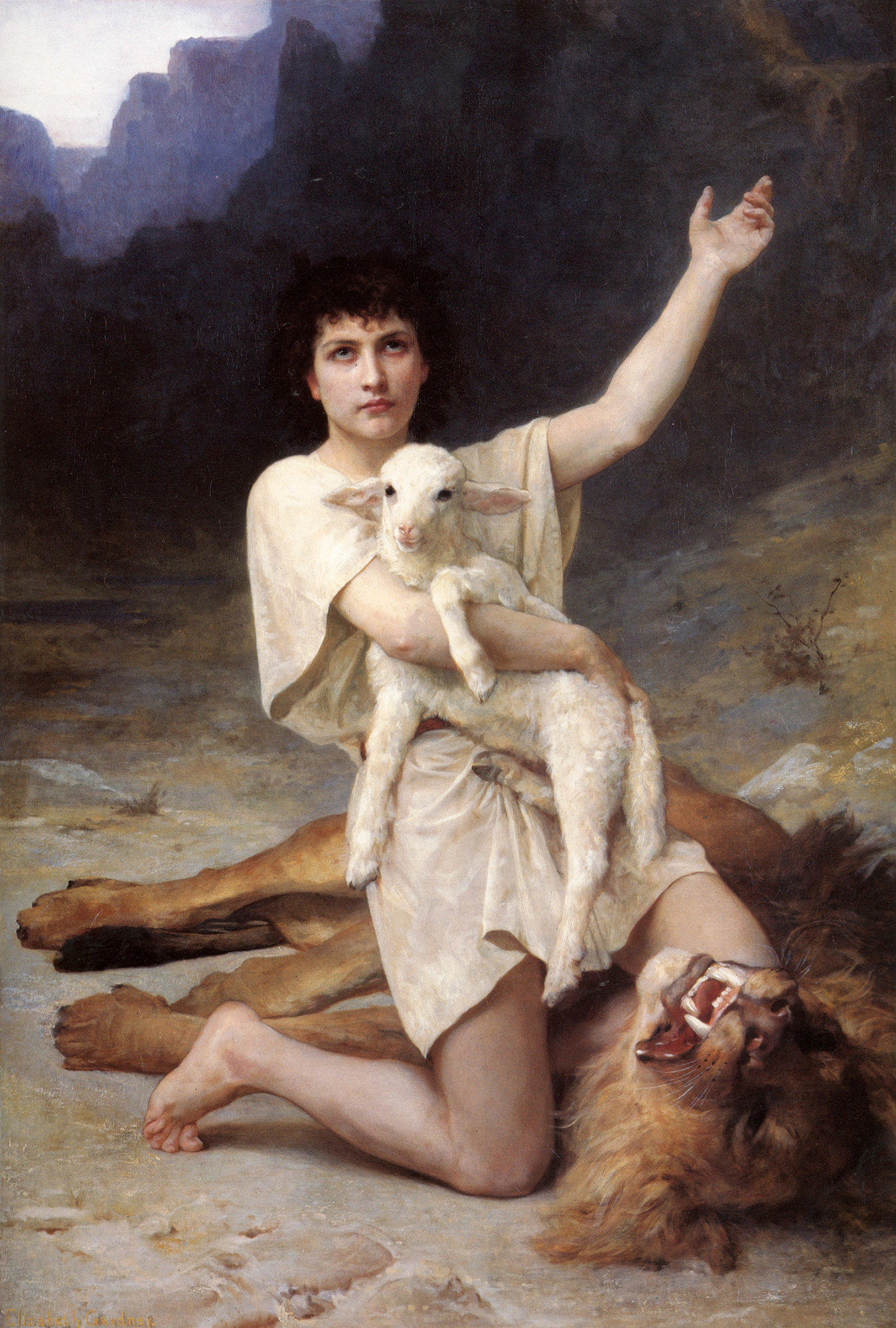 The Shepherd David [Elizabeth Jane Gardner] | Sartle - Rogue Art